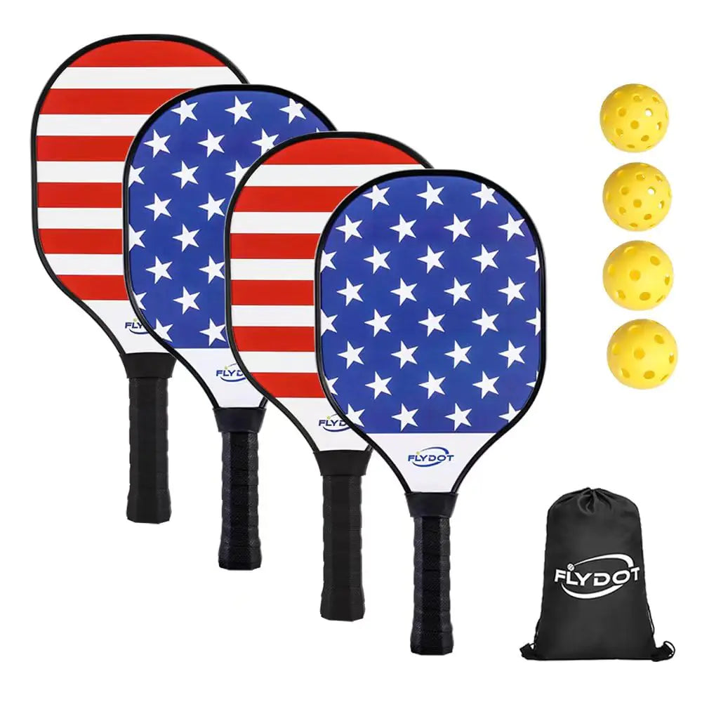 USA Themed Pickleball Paddles Set of 4! SALE