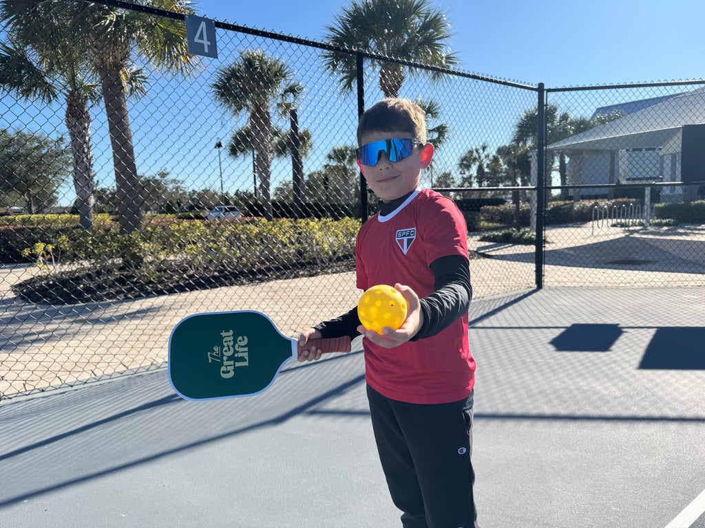Premium Pickleball Paddle + Paddle Cover Included | Retro & Stylish (Dark Green)