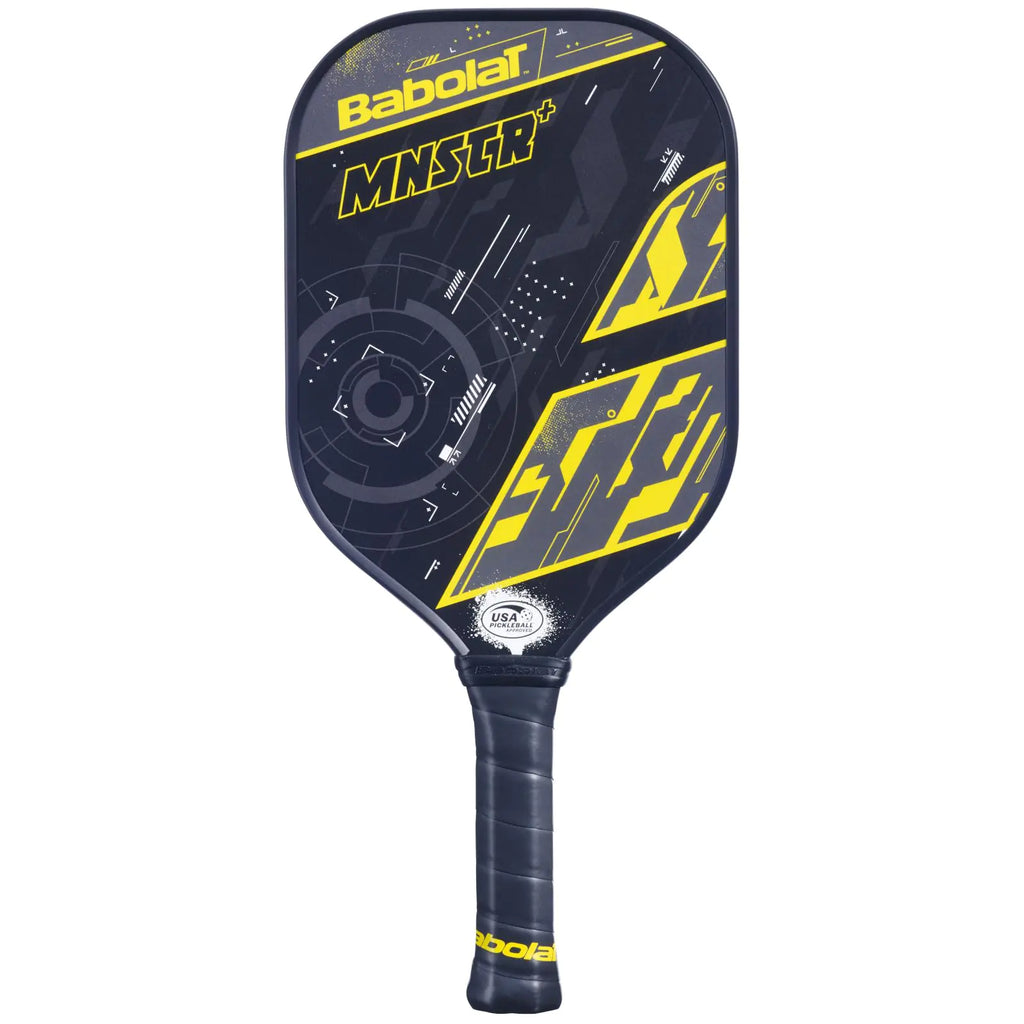 Babolat MNSTR+ Pickleball Paddle, Premium Quality (Black/Yellow)